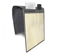 Navaris Tapis griffoir pour Chats - Protection canapé Meuble Sol - Tapis en sisal et Lin 128 x 45 cm avec Compartiments - Adapté pour Chaton Chien