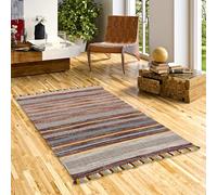 Navarro - Tapis Kilim Naturel - Marron - 6 Tailles Disponibles