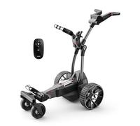 NAVEE Birdie 3, Chariot de Golf Électrique Télécommandé, App Contrôle, Autonomie 36 Trous, Mode Assistance Smart Boost, Double Moteur 240W*2, Pliage 0,15m³, 4+1 Roues Tout-Terrain, Écran HD LED