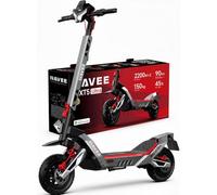NAVEE XT5 Ultra Trottinette Electrique Adulte 90km Autonomie 25km/h, Moteur 2200W*2, Freins Triples, Suspension Damping Arm™, TCS, Tableau Bord TFT Intelligent, 4 Modes Conduite, IPX6, Charge 150kg