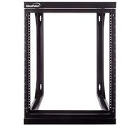 Navepoint 12U support mural informatique 48,3 cm Rack à Cadre Ouvert avec Swing Out à charnière Gate Noir