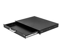 Navepoint Tiroir de montage en rack pour armoire serveur 19" ou DJ avec serrure et clé 1U Noir