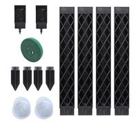 NAVESO Lot De 4 Tuteur Sphaigne,Moss Pole avec Aide à L'arrosage, Insertion du Sol Et,Rubans pour Plantes,Tuteur Monstera pour Plantes Grimpantes, Plantation De Jardin