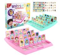 NAVESO Qui Est Ce Jeux de Societe Classique, Qui Est Ce, Jeux de Société, Jeu Qui Est Ce,Jeu de Devinettes en Famille, Jeude Devinettes Enfants, Jeude Voyage pour Enfant