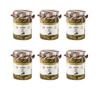 Navets mijotés bio Luisa Pantaleo, 6 pots de 270 g, sans conservateurs, faible teneur en matières grasses, excellent en apéritif, excellent pour assaisonner les recettes au four