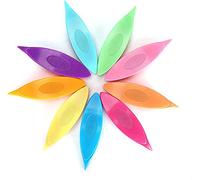Navette de frivolité - 9pcs Navette de frivolité en Plastique coloré pour Dentelle Bricolage Main Dentelle Artisanat Outil ménage Outils de Tricot Machine à Tisser Accessoires de Couture