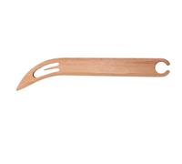 Navette de tissage en bois portable en surface lisse outils de navette pour les métiers à tisser d'enckle Table à métier de trapèze en forme de trapézium Cadeaux idéaux passionnés (Bend Head Pattern)