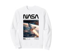 Navette Spatiale de la NASA Discovery Over Earth Space Sweatshirt