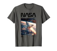 Navette Spatiale de la NASA Discovery Over Earth Space T-Shirt