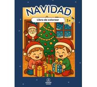 Navidad Libro de colorear para niños a partir de 3 años: 31 dibujos fáciles de Papá Noel, Reyes Magos y escenas de invierno para colorear en familia