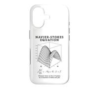 Navier Stokes, Professeur de Physique des équations et de mathématiques, Nerdy Science Coque pour iPhone 17