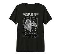 Navier Stokes, Professeur de Physique des équations et de mathématiques, Nerdy Science T-Shirt Haut de Gamme