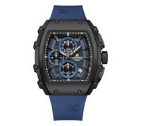 NAVIFORCE Montre à quartz analogique pour homme avec date et semaine - Élégante et durable, bleu/noir