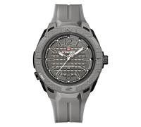 NAVIFORCE Montre à quartz pour homme, style sportif, pointeur lumineux, étanche 5 ATM, bracelet en silicone, gris, Classique