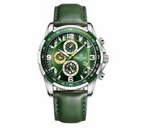 Naviforce Montre de Sport analogique à Quartz pour Homme avec chronographe et Bracelet en Cuir