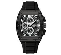 NAVIFORCE Montre de sport chronographe étanche pour homme, avec date automatique, bracelet en silicone coloré, Noir