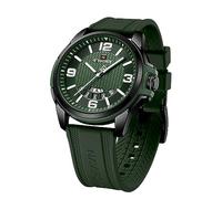 NAVIFORCE Montre étanche pour homme et femme, unisexe, unisexe, bracelet en silicone, vert, Sport