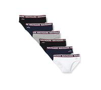 Navigare 324, Slip Homme, Multicolore (Bianco/Nero/Antracite/Navi Bianco/Nero/Antracite/Navi), Medium (Taille du Fabricante:4) Lot de 6