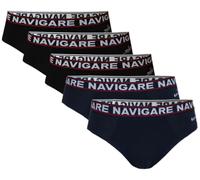 Navigare Slip Homme, Art.824 Assortiment (3 Noirs + 2 Bleus) L