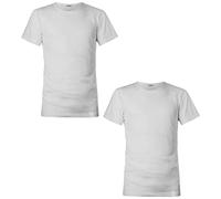 Navigare T-Shirt 100% Coton, Art. 813, Lot de 2 pièces, Col Rond, Blanc M