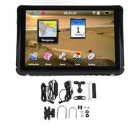 Navigateur GPS de Moto à écran Tactile de 7 Pouces - Dispositif de Planification D'itinéraire Résistant à l'eau avec 256 Mo de et 16 Go de Mémoire pour Les Voitures et Les Camions