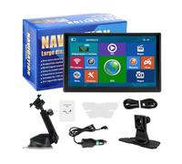 Navigateur GPS, écran Tactile de 26 cm pour Voiture, Camion, Camping-Car, avec informations de trafic, Carte de l'europe 2025, mises à Jour gratuites à Vie, Guide de Direction vocale réelle, Alerte