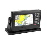 Navigateur GPS par Satellite,IPX6 étanche BDS GPS Positionnement Traceur de Cartes Diffusion Intelligente Système de Carte Double 50000 Points de cheminement pour Bateau, Anglais Seulement
