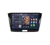 Navigateur GPS pour VW/Passat B8 Magotan 2015-2018 Cartes Europe, Mises à Jour Gratuites, Points D'Intérêt et Alerte de Vitesse, Guidage Vocal Navigation, 4 Nuclear 4G＋64G