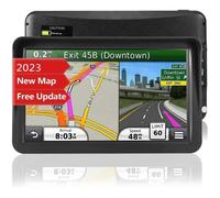 Navigateur GPS tactile pour voiture, navigation satellite pour pare-soleil de camion 256M + 8G, carte d'Europe, 9 pouces