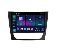Navigation de Voiture 2 Din pour Mercedes Benz E-Class W211 E200 2002-2010 Bluetooth Voiture Stéréo WiFi Récepteur Radio FM USB Lien Miroir Auto Navi, 8 Nuclear 6G+128G