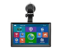 Navigation GPS HD pour voitures et camions, GPS de 22,9 cm avec cartes du Royaume-Uni et de l'Europe, mises à jour gratuites à vie, guidage vocal, alerte radars, guidage de voie