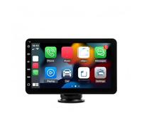 Navigation GPS pour Voiture Autoradio multimédia Portable sans Fil 7 Pouces avec écran Tactile, Compatible Android Auto et Compatible Carplay(Monitor Cam 64G)