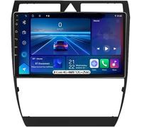 Navigation GPS pour voiture Autoradio pour A6 C5 1997-2004 avec CarPlay sans fil, Android Auto, Mirror Link, Bluetooth et navigation GPS(8 Core 4g+wifi 12g+256g)