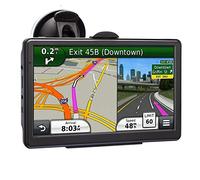 Navigation GPS pour voiture, carte 2025 de 7 pouces, écran tactile GPS pour voiture, guide de direction de rotation vocale, vitesse de soutien et avertissement de lumière rouge, carte à vie