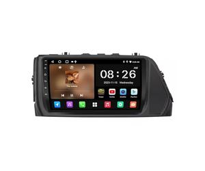 Navigation GPS Voiture pour Hyundai Verna 2017 HD Écran Tactile Mp3 FM Europe Carte, avec Bluetooth, Canbus, SWC Carplay & Android, 4 Nuclear 4G+64G