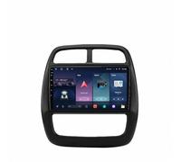 Navigation GPS Voiture pour Renault Kwid 2015-2019 HD Écran Tactile sans Fil Carplay & Android Auto WiFi Dsp Bluetooth Canbus SWC, Carte Monde, 4 Nuclear 4G+64G