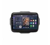Navigation GPS Voiture Stéréo pour Jeep Renegade 2016-2020 Car Play Voiture avec Bluetooth 5.0, Mirror Link, Navigation GPS, Aux, Commande Vocale, HD, 4 Nuclear 2G+32G