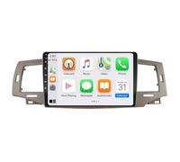 Navigation GPS Voiture Stéréo pour Toyota Corolla E120 e 120 2000-2006 Carplay & Android Auto sans Fil | Bluetooth 5.0 | Commande Vocale Compatible Caméra de Recul, 4 Nuclear 1G+32G