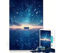Navigation sous Les étoiles Puzzle de 1000 pièces pour Adultes Stimule la mémoire Divertissement Occasionnel Bords Nets Cadeau Classique (38x52cm)