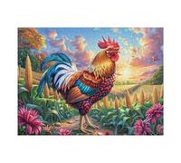 Navigation sur la mer Bleue 500 Pieces Casse-tête Expert Confirmé en Carton sans Déformation Fleurs, Herbe au Coucher de Soleil Très Difficile Niveau Expert Jeu De Société Collection Cadeau Premium 5