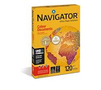 Navigator Ramette de 500 feuilles de papier A3 pour documents en couleur 120 g/m² (Blanc)