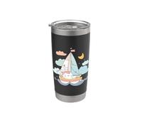 Naviguer à la manière d'une bande dessinée Gobelet isotherme en acier inoxydable double paroi