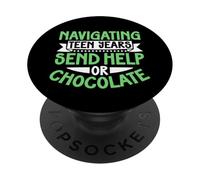 Naviguer dans Les années d'adolescence Envoyer de l'aide ou d'une Maman PopSockets PopGrip Adhésif