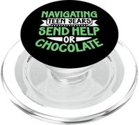 Naviguer dans Les années d'adolescence Envoyer de l'aide ou d'une Maman PopSockets PopGrip pour MagSafe