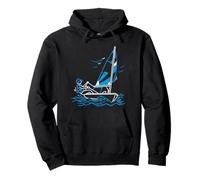Naviguer Optimiste Bateau Voile Sweat à Capuche