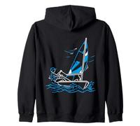 Naviguer Optimiste Bateau Voile Sweat à Capuche