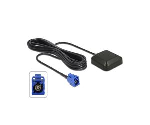 Navilock NL-69AT Antenne GPS 1.5754200 GHz 27 dBi FAKRA C, IP67, ABS, Câble RG-174 U 3m, Alimentation 3-5.5V DC, 38x40.5x12.5mm