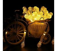 Naviluz Bande lumineuse LED 100 LED 2700 K de gouttes d'eau, rideau basse tension, 10 m