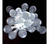 Naviluz Bande lumineuse LED 50 LED 6500 K goutte d'eau, rideau basse tension, 5 m