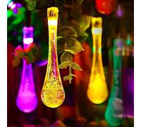 Naviluz Bande lumineuse LED RGB 100 LED goutte d'eau, rideau basse tension, 10 m